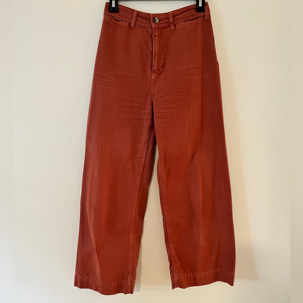 Free People Patti Wide Leg High Rise Pants